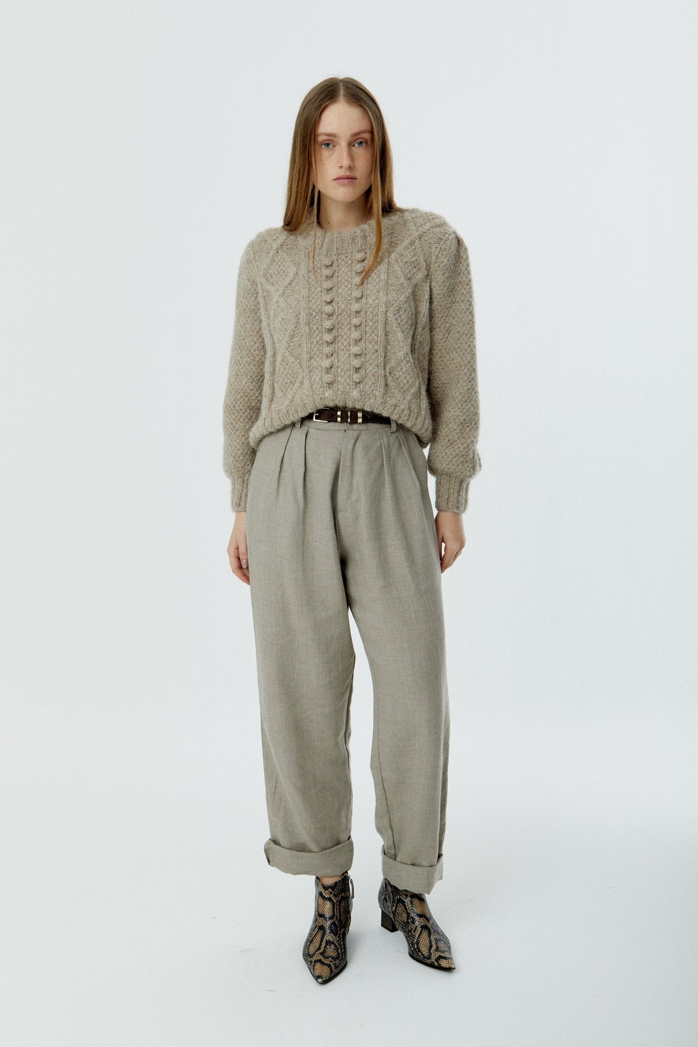 Fisher Puff - Sleeve Pullover - TEJIDO
