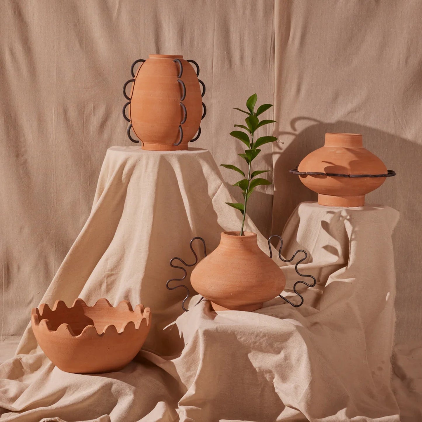 Ines Terracotta Vessel - TEJIDO