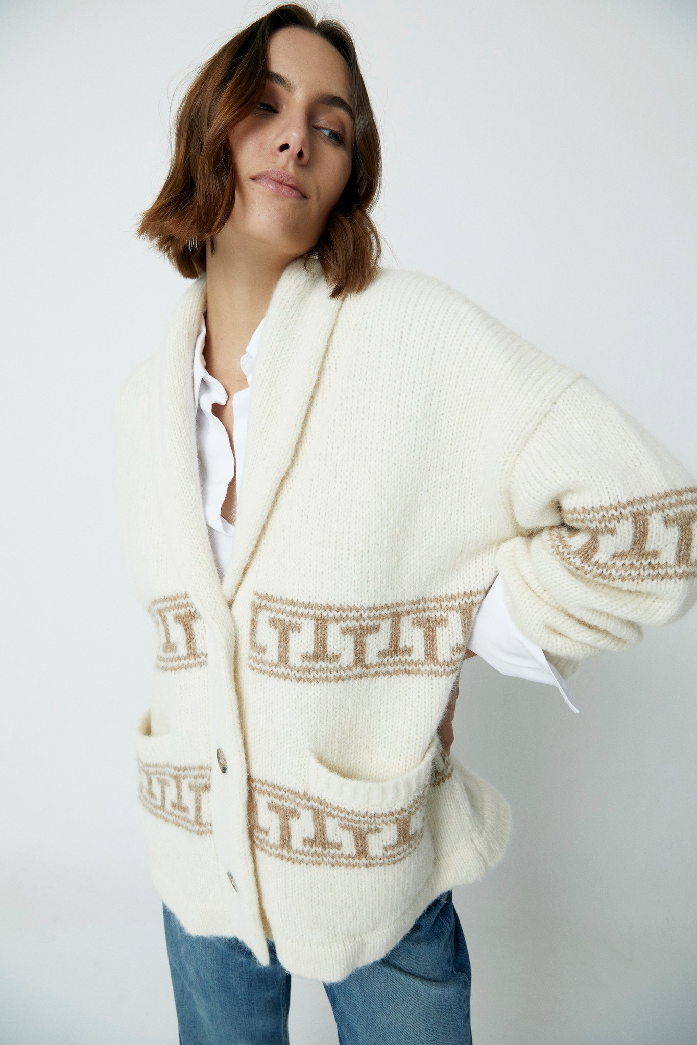 Baba Cardigan (Eco - Alpa) - TEJIDO