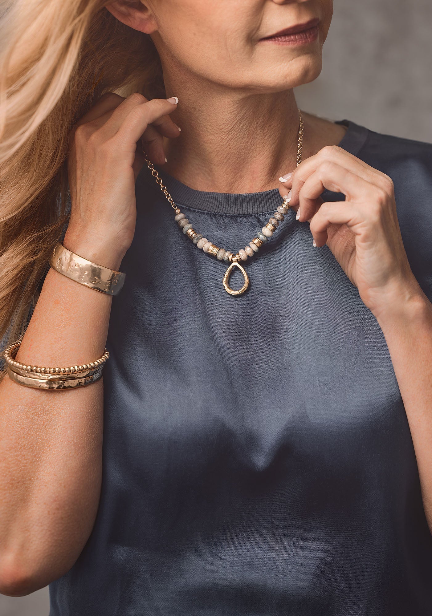 Celeste Bronze Necklace - TEJIDO