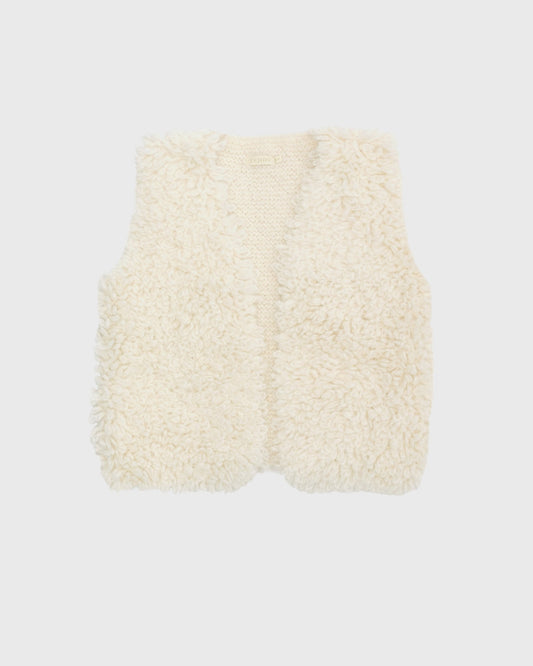 Crop Shag Vest - TEJIDO