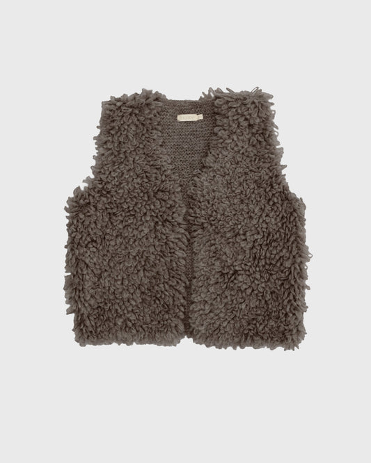 Crop Shag Vest - TEJIDO