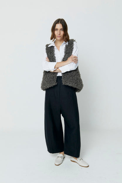 Crop Shag Vest - TEJIDO