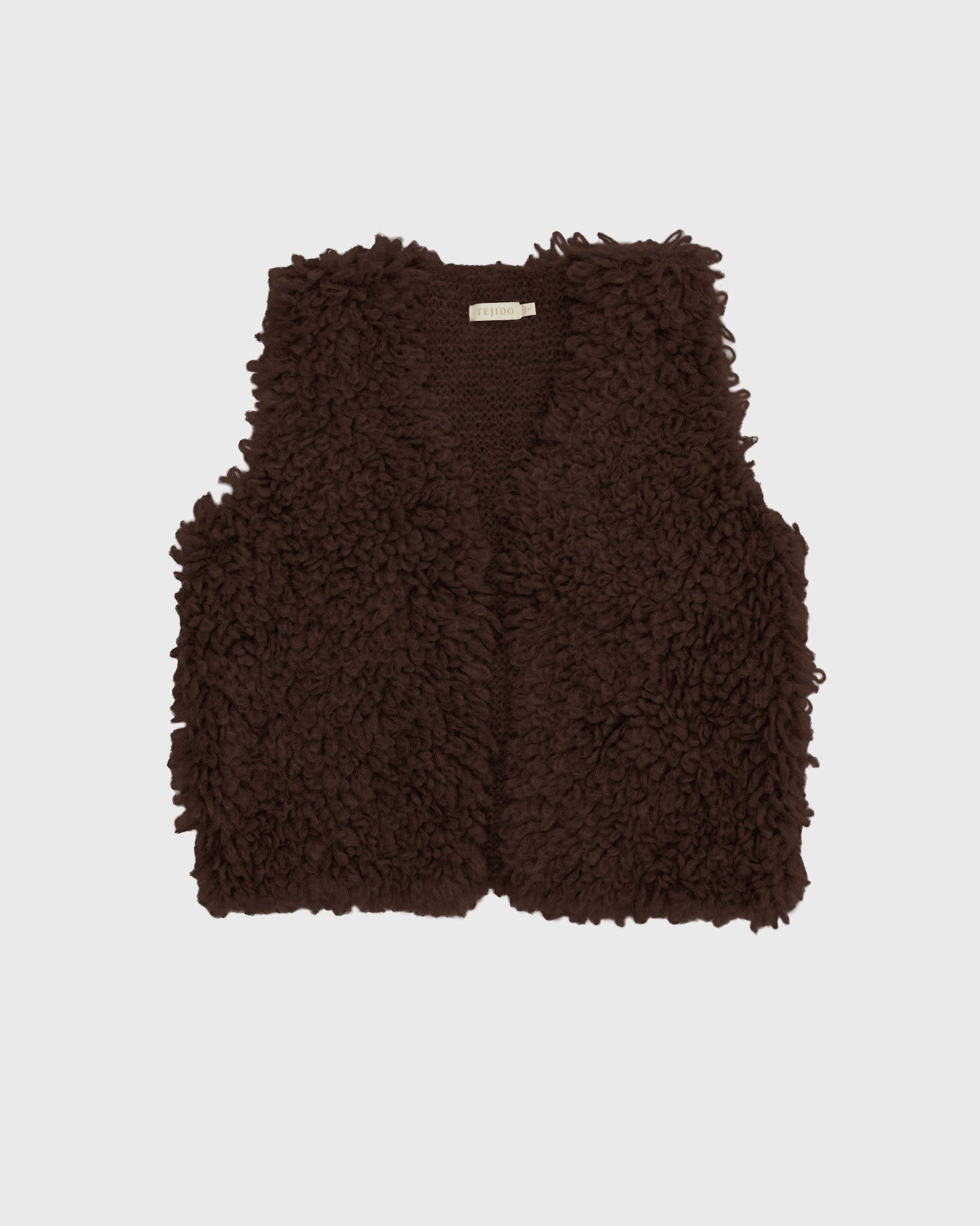 Crop Shag Vest - TEJIDO