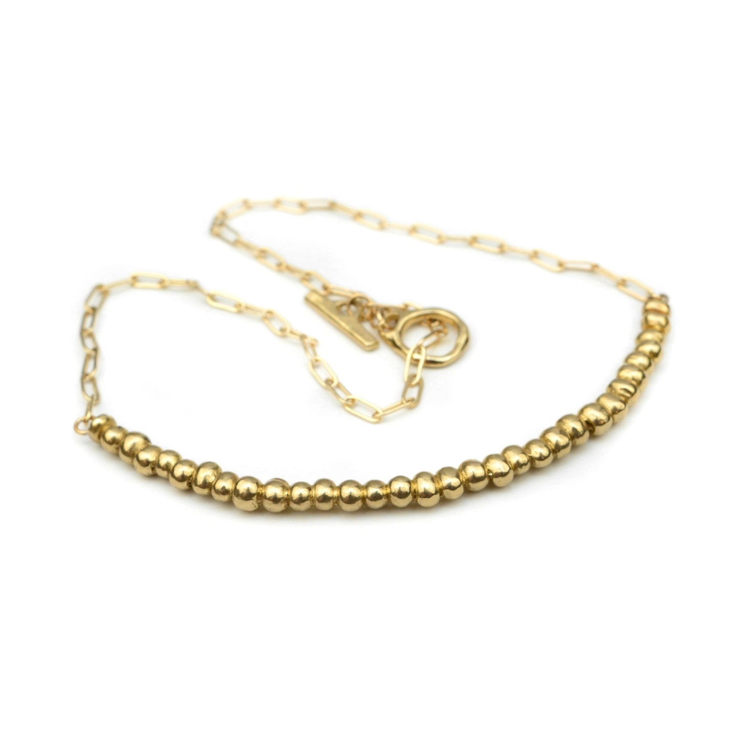 Droplet Bronze Necklace - TEJIDO
