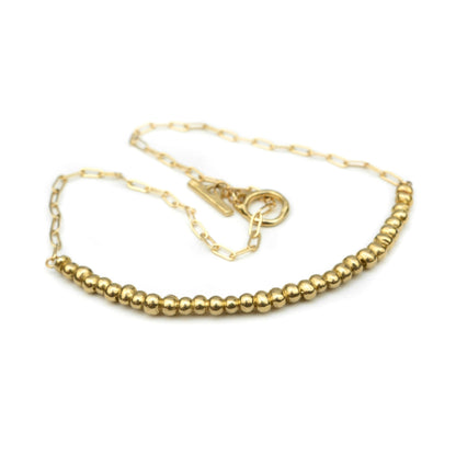 Droplet Bronze Necklace - TEJIDO