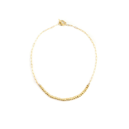 Droplet Bronze Necklace - TEJIDO