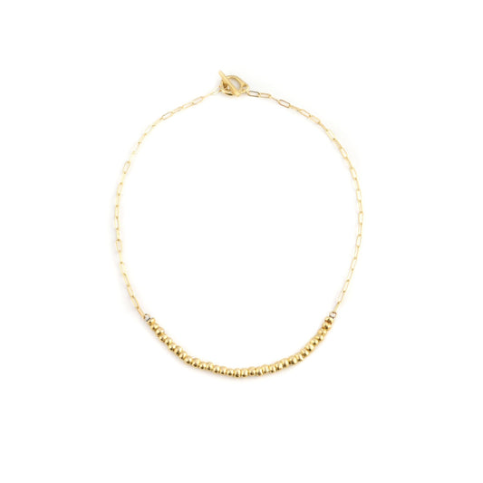 Droplet Bronze Necklace - TEJIDO