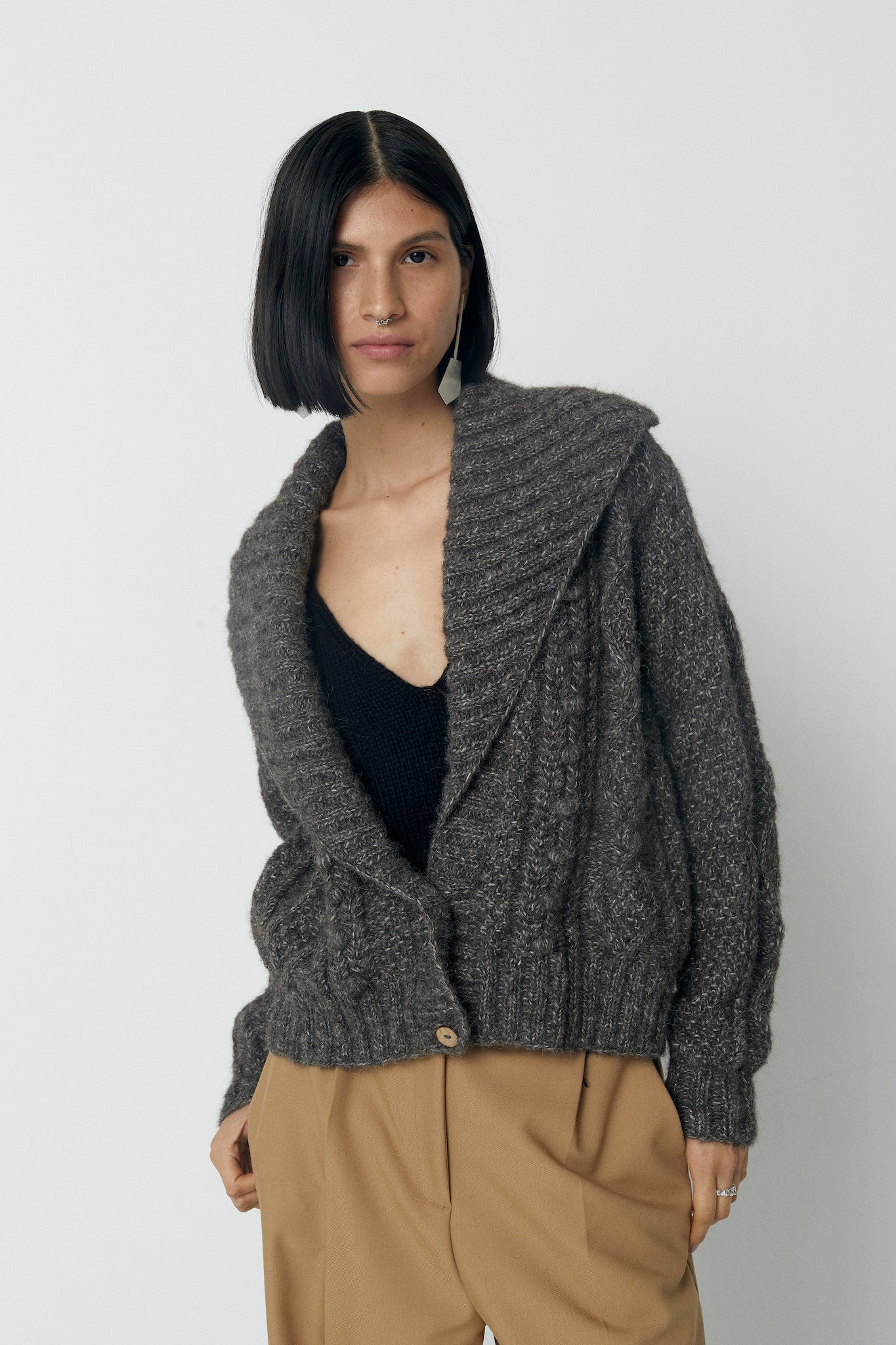 Fisher Cardigan (Eco - Alpa) - TEJIDO