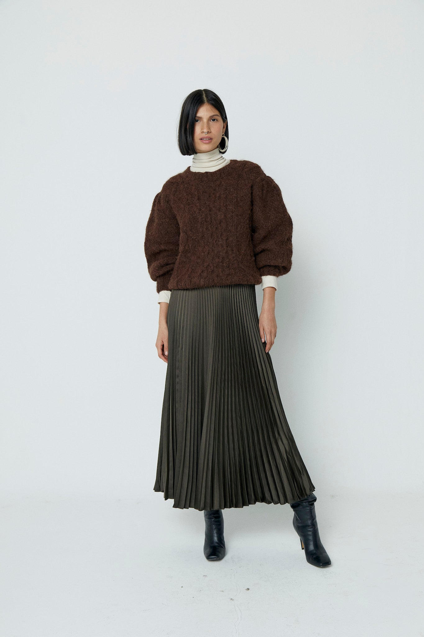 Fisher Puff - Sleeve Pullover - TEJIDO