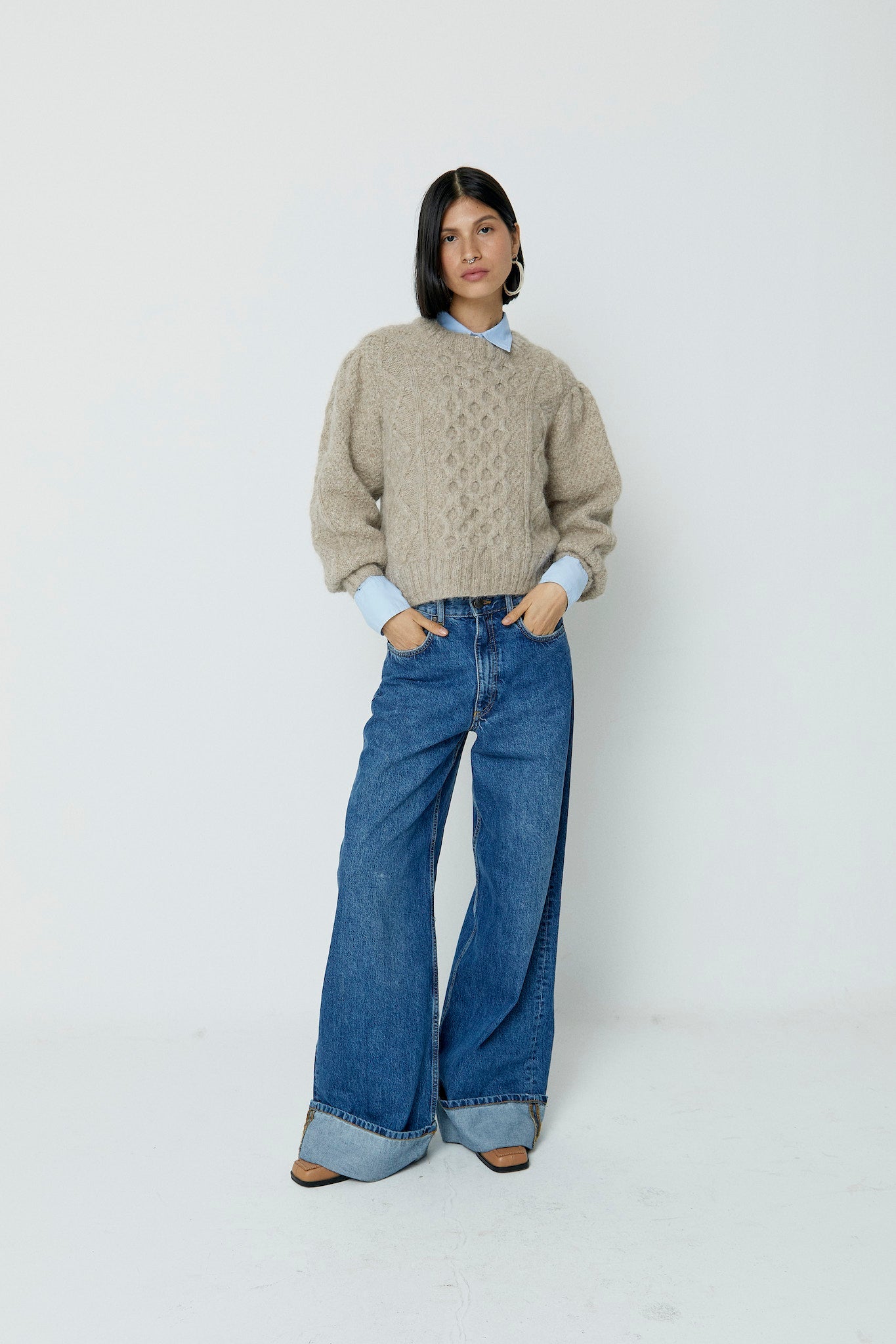 Fisher Puff - Sleeve Pullover - TEJIDO