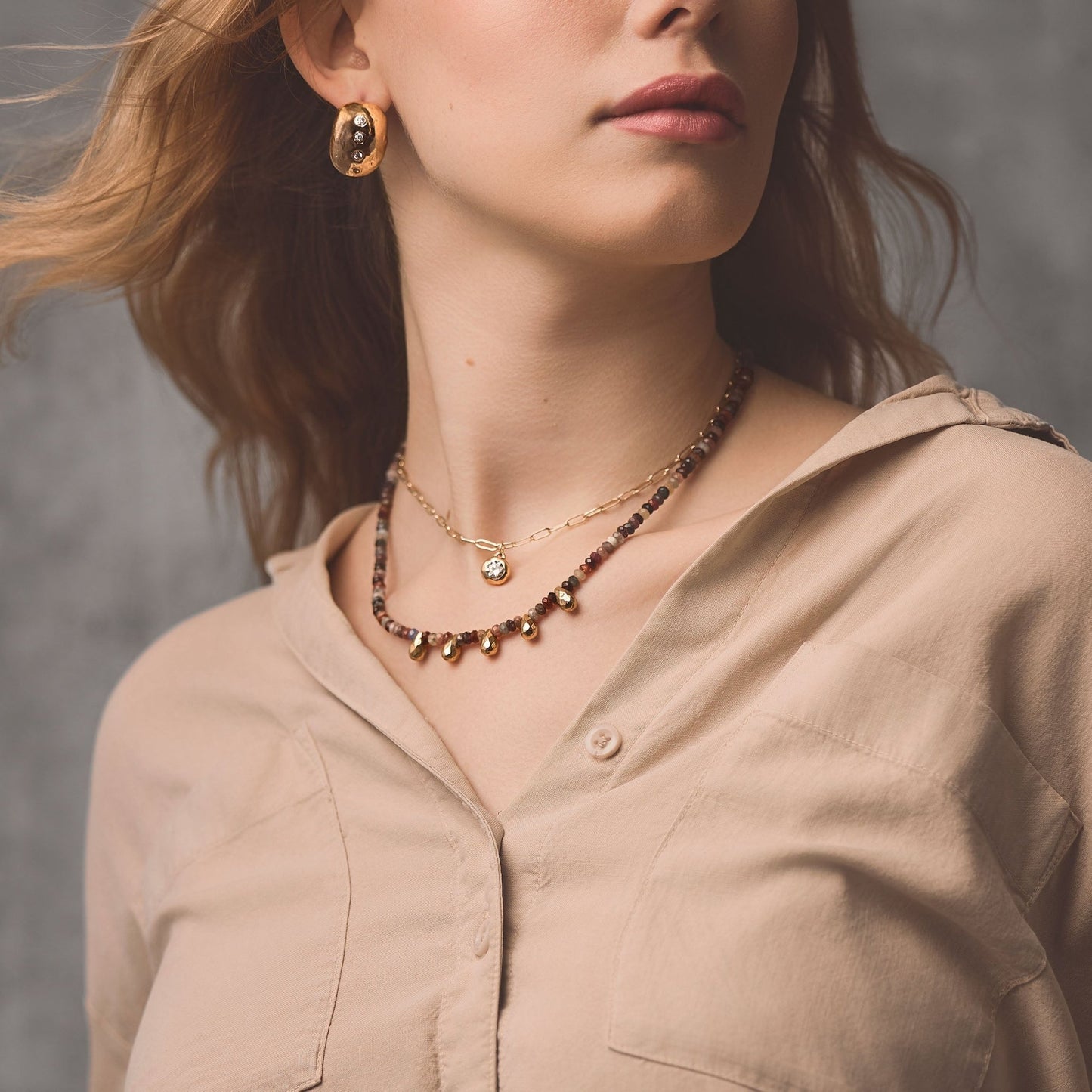 Genesis Bronze Earrings - TEJIDO