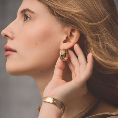 Genesis Bronze Earrings - TEJIDO
