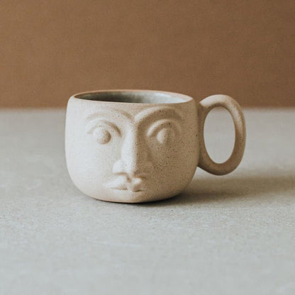 Handcrafted Face Mug - TEJIDO