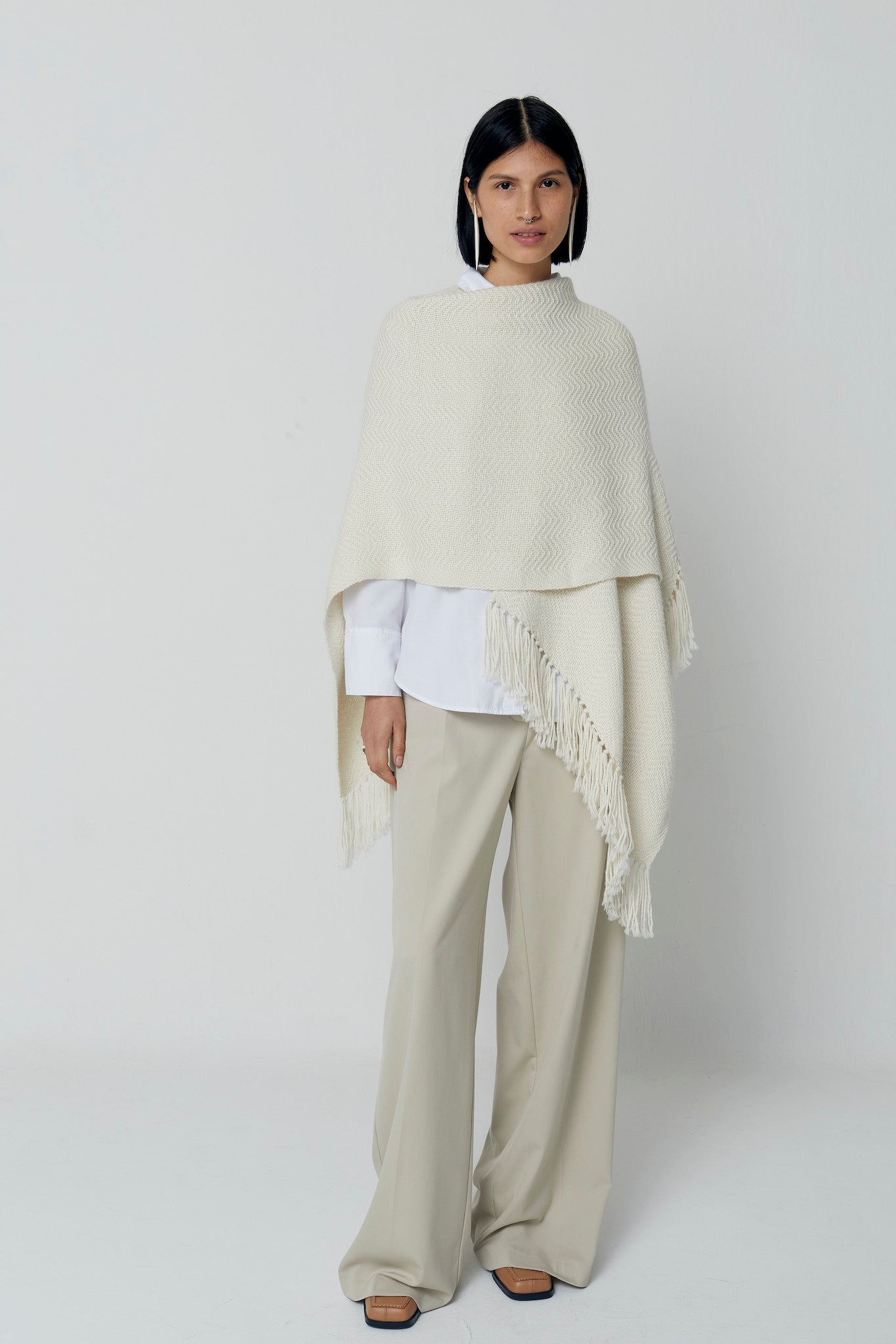 Herringbone Ruana