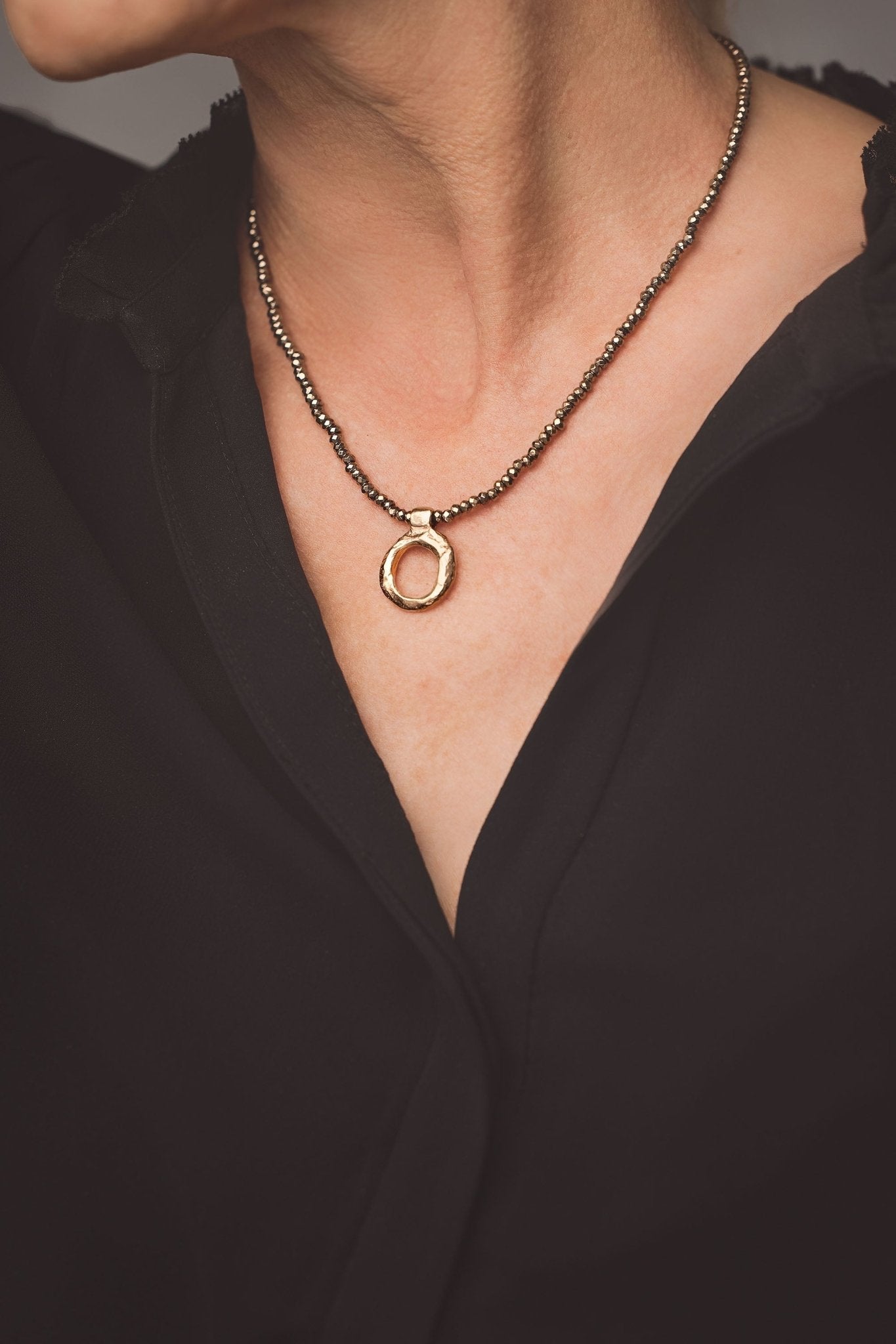 Infinity Bronze Necklace - TEJIDO