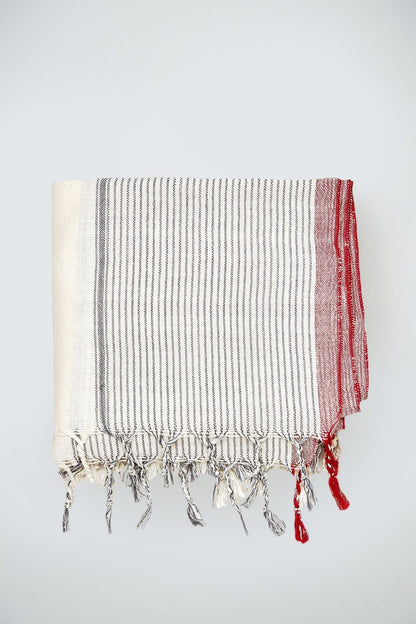 Ivory Cherry Tribeca Towel - TEJIDO