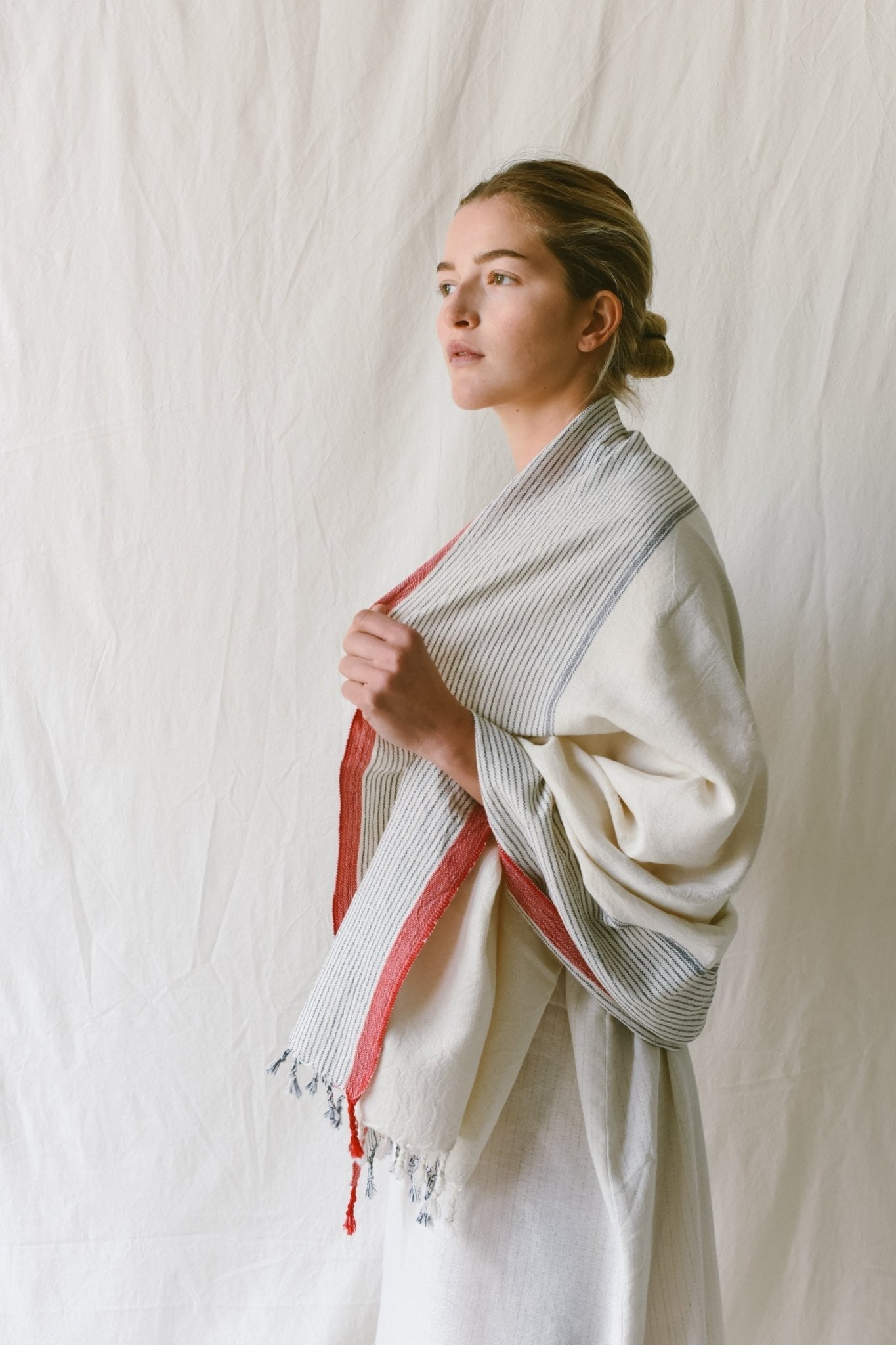 Ivory Cherry Tribeca Towel - TEJIDO