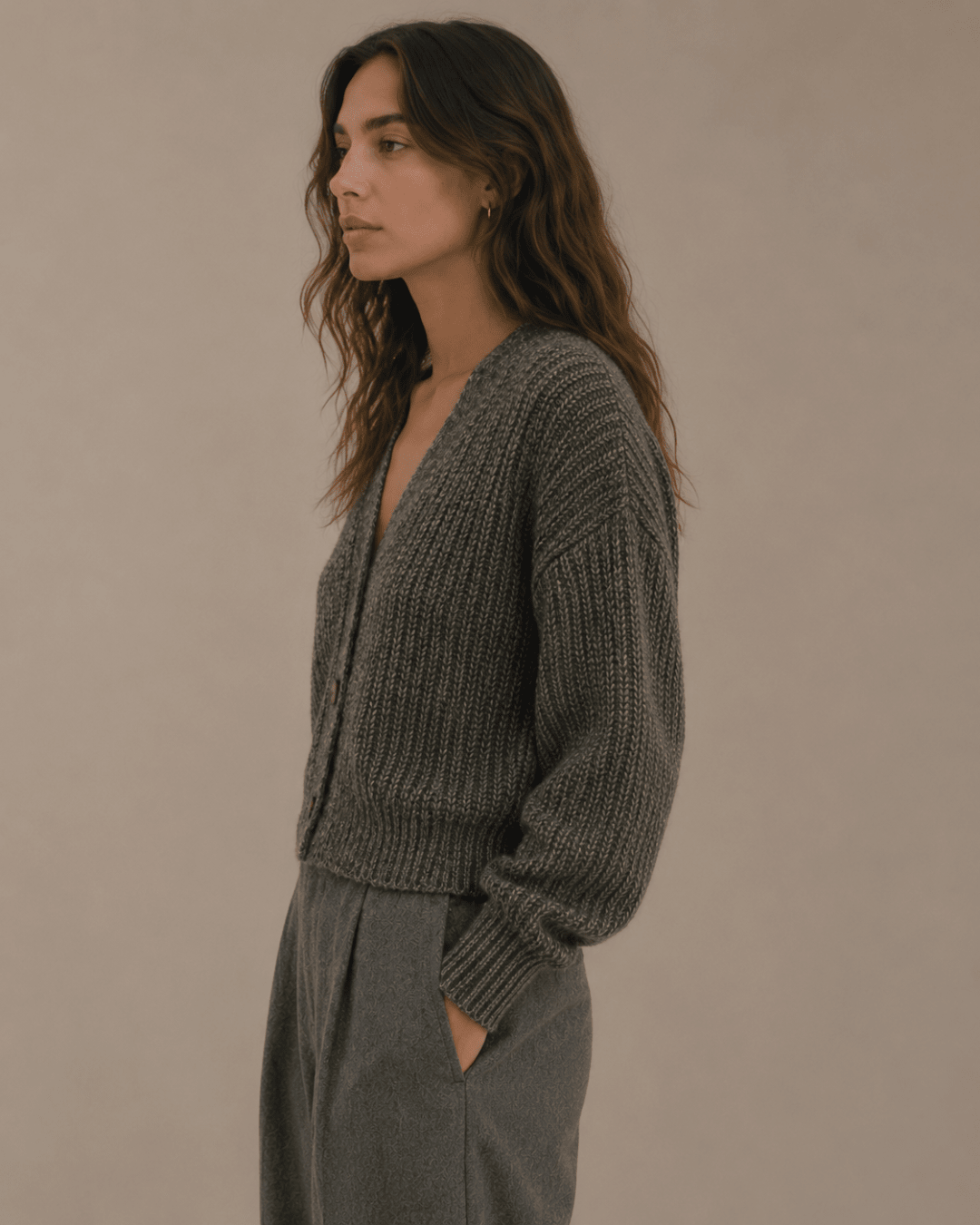 Jane Crop Cardigan - TEJIDO