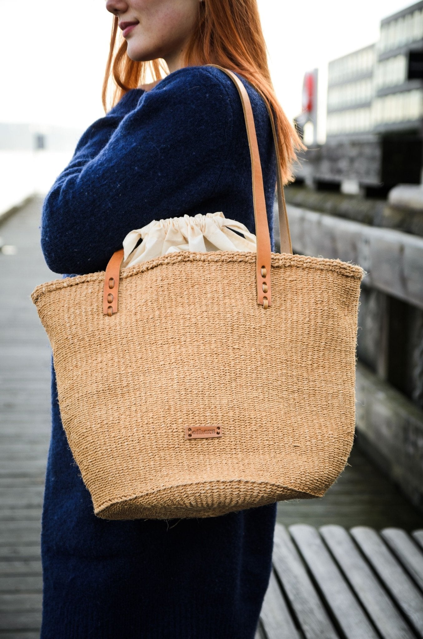 Others Large Sisal Summer Bag - TEJIDO