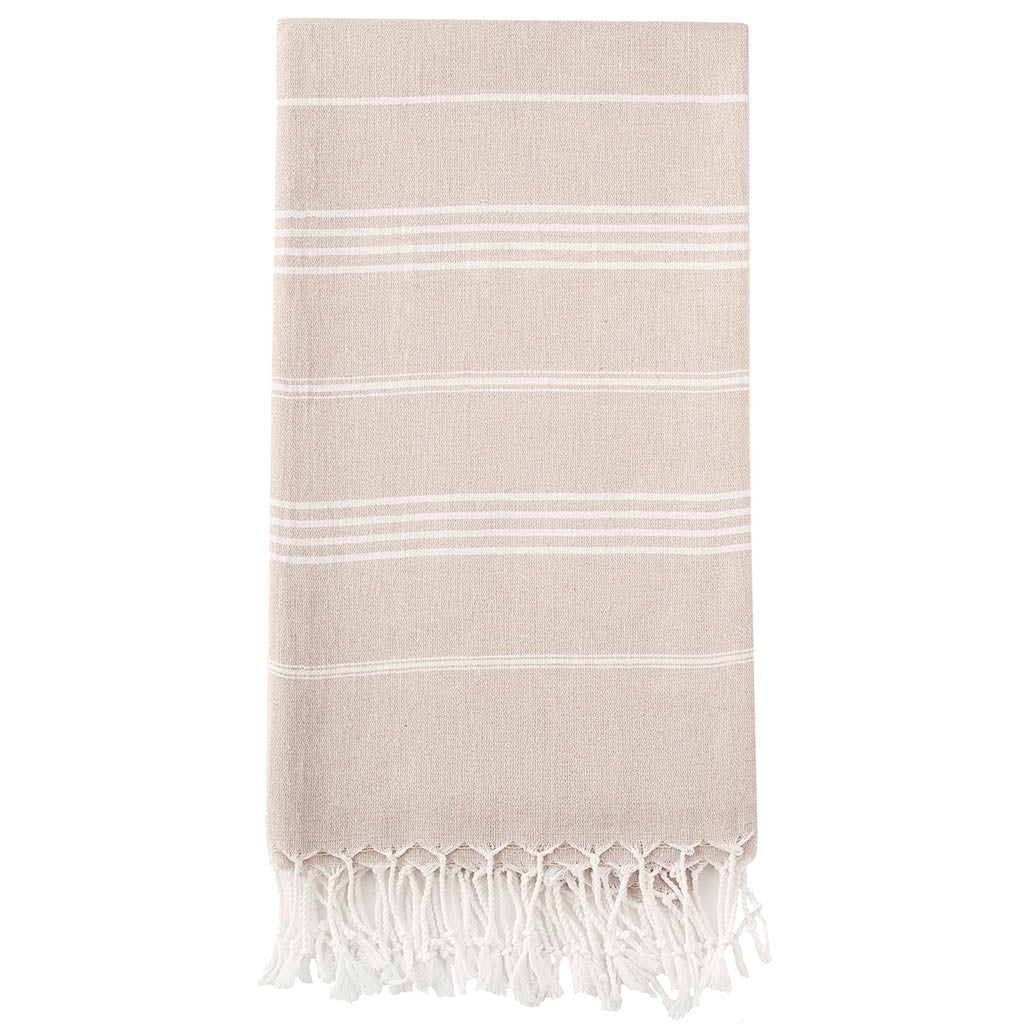 Pure Series Sustainable Turkish Towel Beige - TEJIDO