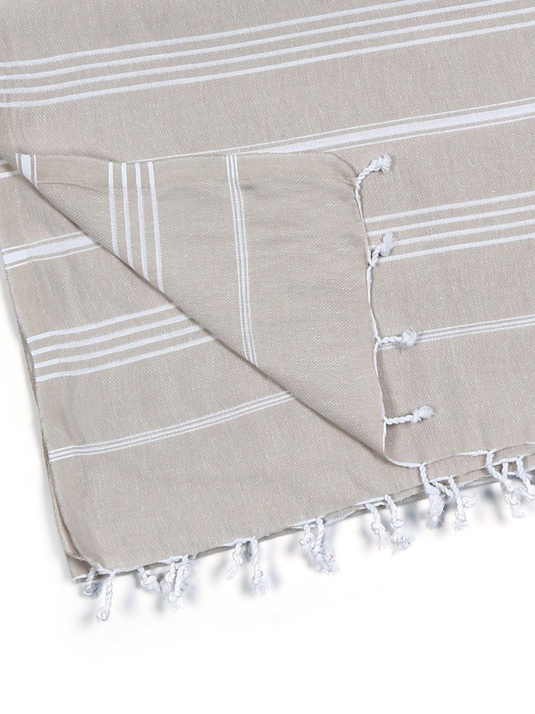 Pure Series Sustainable Turkish Towel Beige - TEJIDO