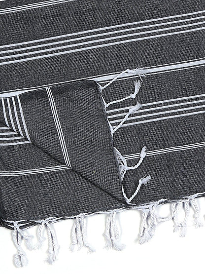Pure Series: Sustainable Turkish Towel - Black - TEJIDO