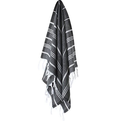 Pure Series: Sustainable Turkish Towel - Black - TEJIDO