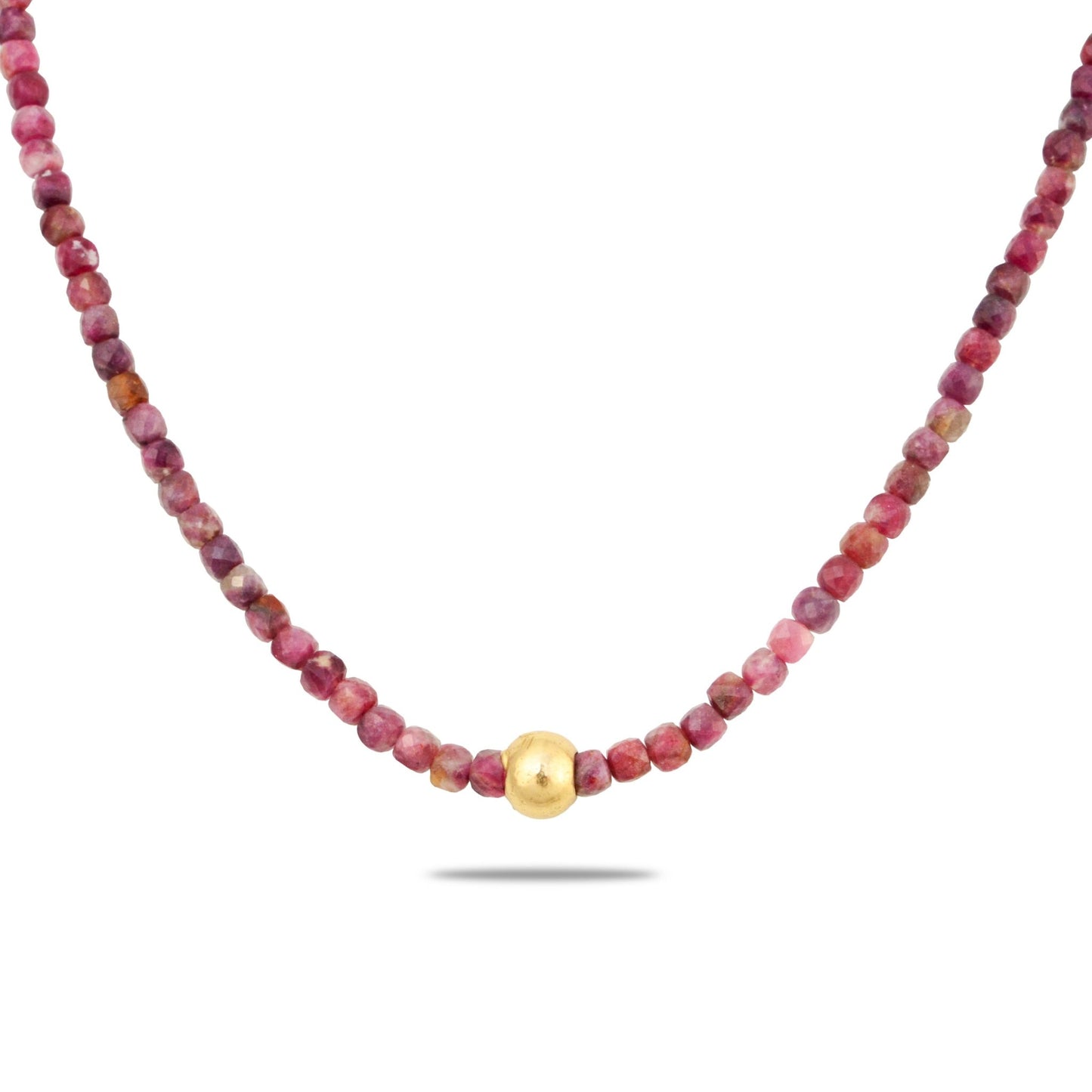 Raspberry Orb Necklace - TEJIDO