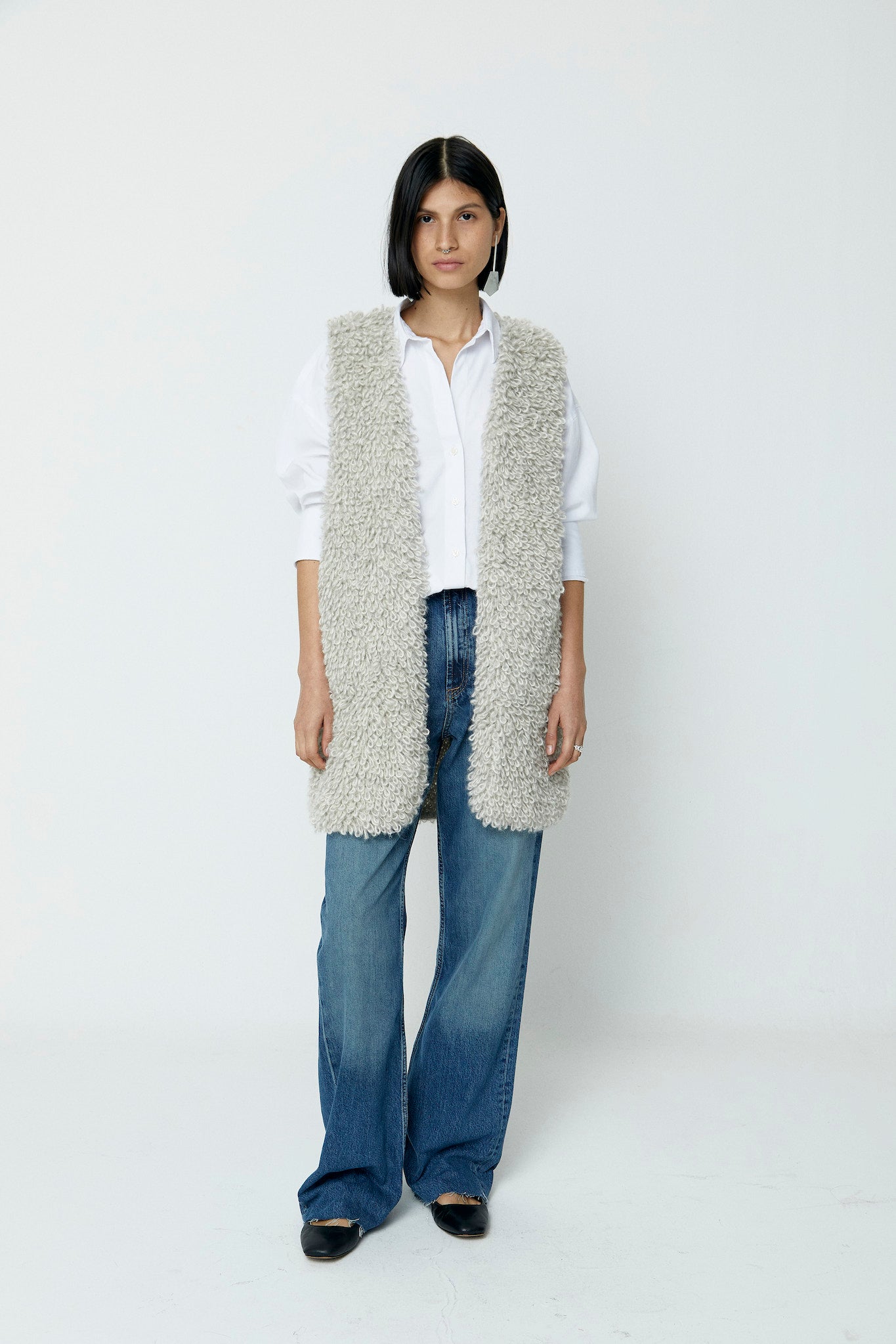 Shag Vest Long - TEJIDO