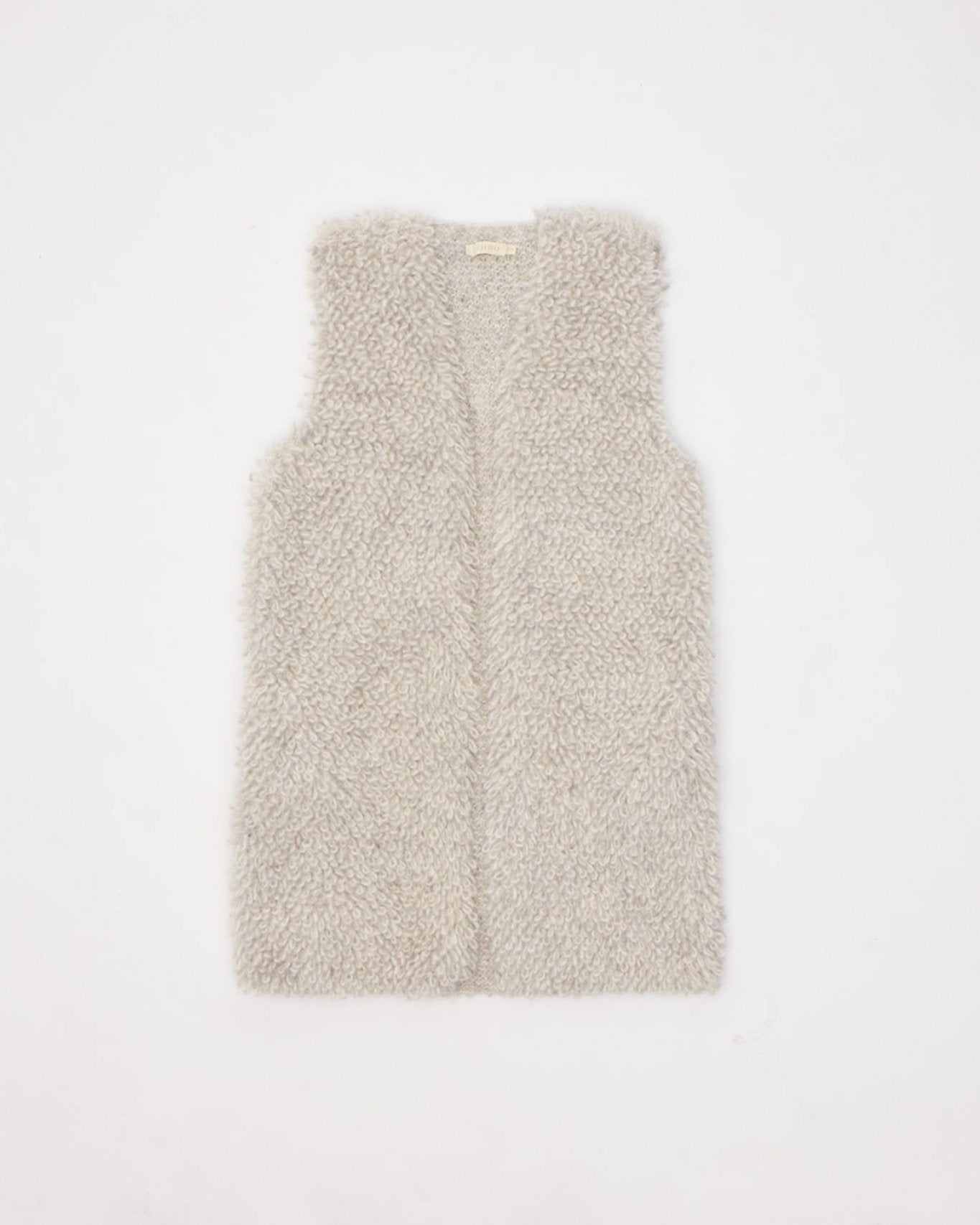 Shag Vest Long (Eco - Alpa) - TEJIDO