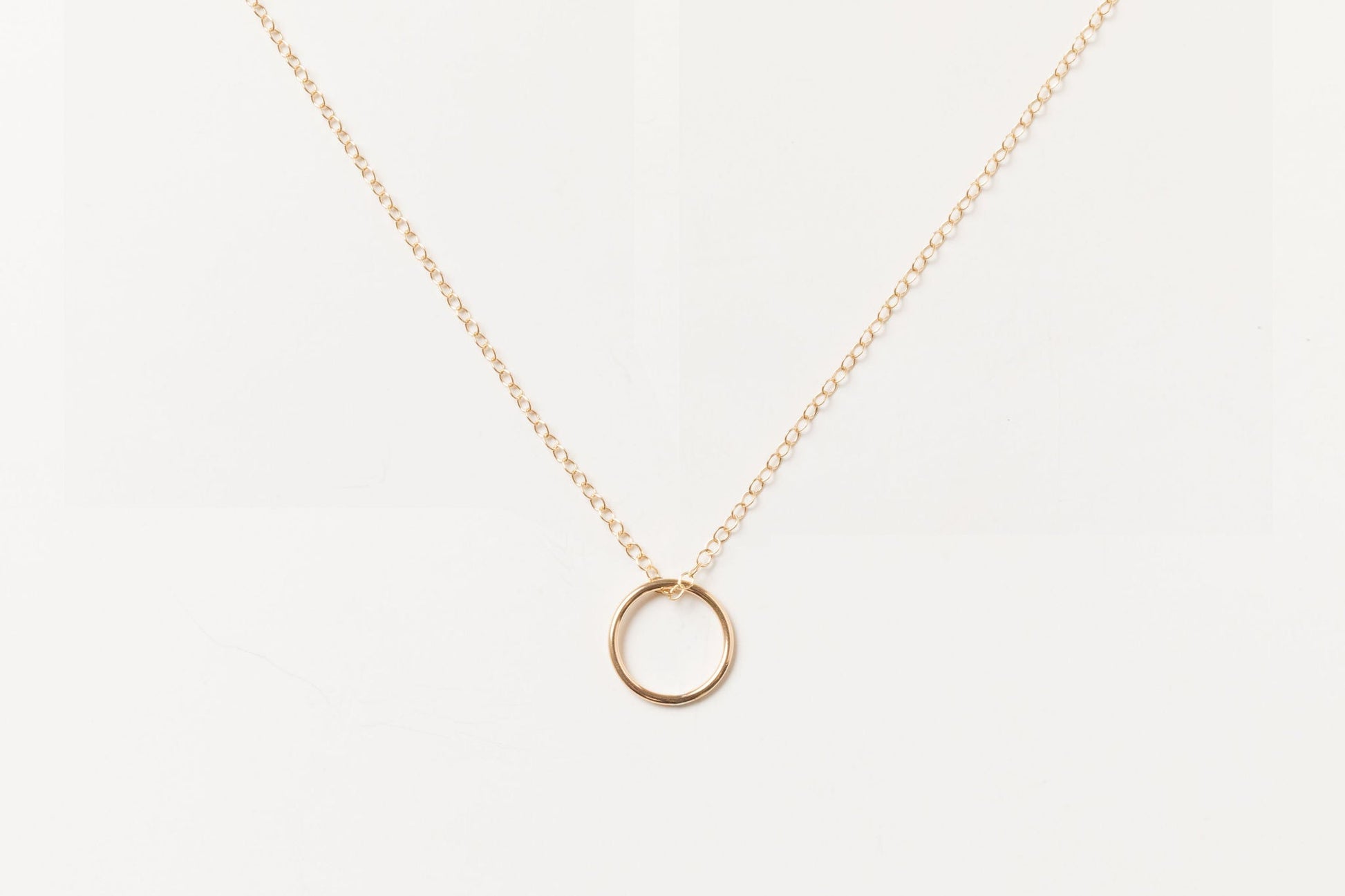 Sol Circle Pendant Necklace | Gold Fill - TEJIDO