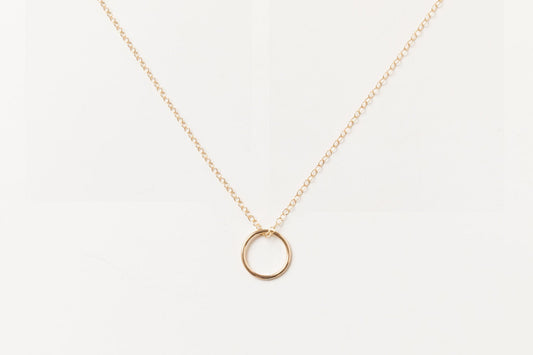 Sol Circle Pendant Necklace | Gold Fill - TEJIDO