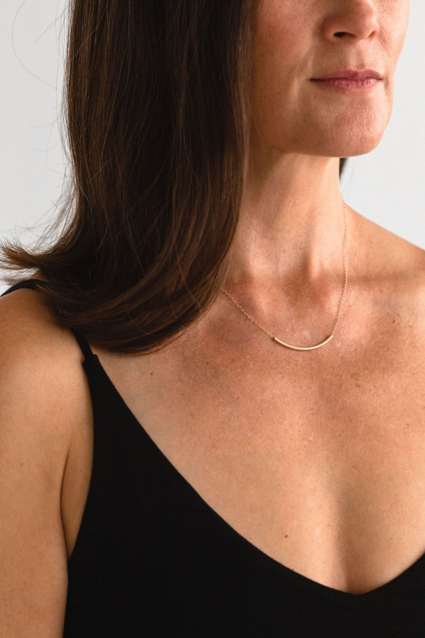 Sunset Bar Necklace | Gold Fill - TEJIDO