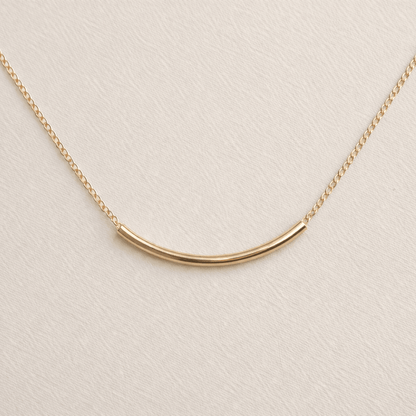 Sunset Bar Necklace | Gold Fill - TEJIDO