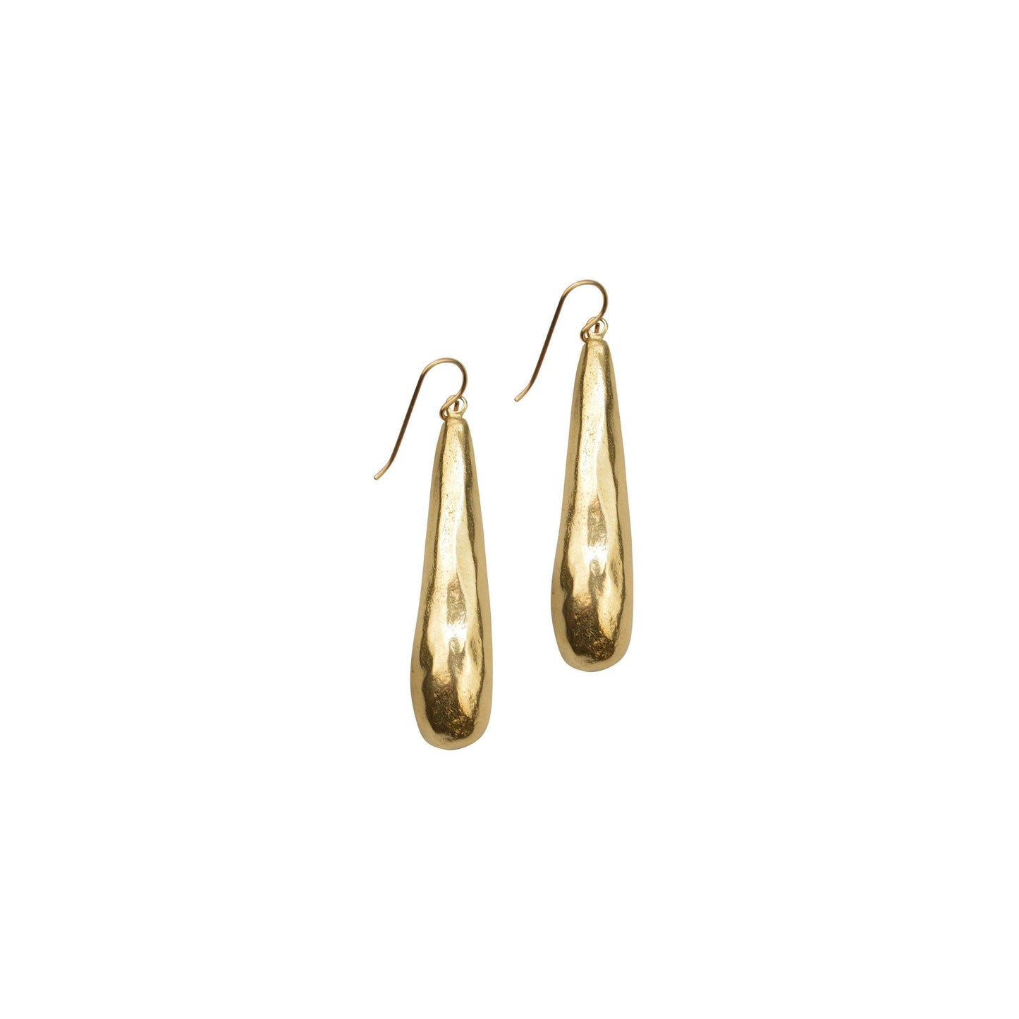 Teardrop Bronze Earrings - TEJIDO